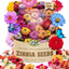 Semillas Zinnia colores mixtos 2oz para jardín