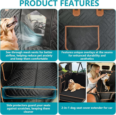 Extensor asiento trasero perro 400lb con anclaje