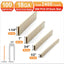 Grapas corona estrecha 1/4 pulg galvanizadas doradas 18 GA