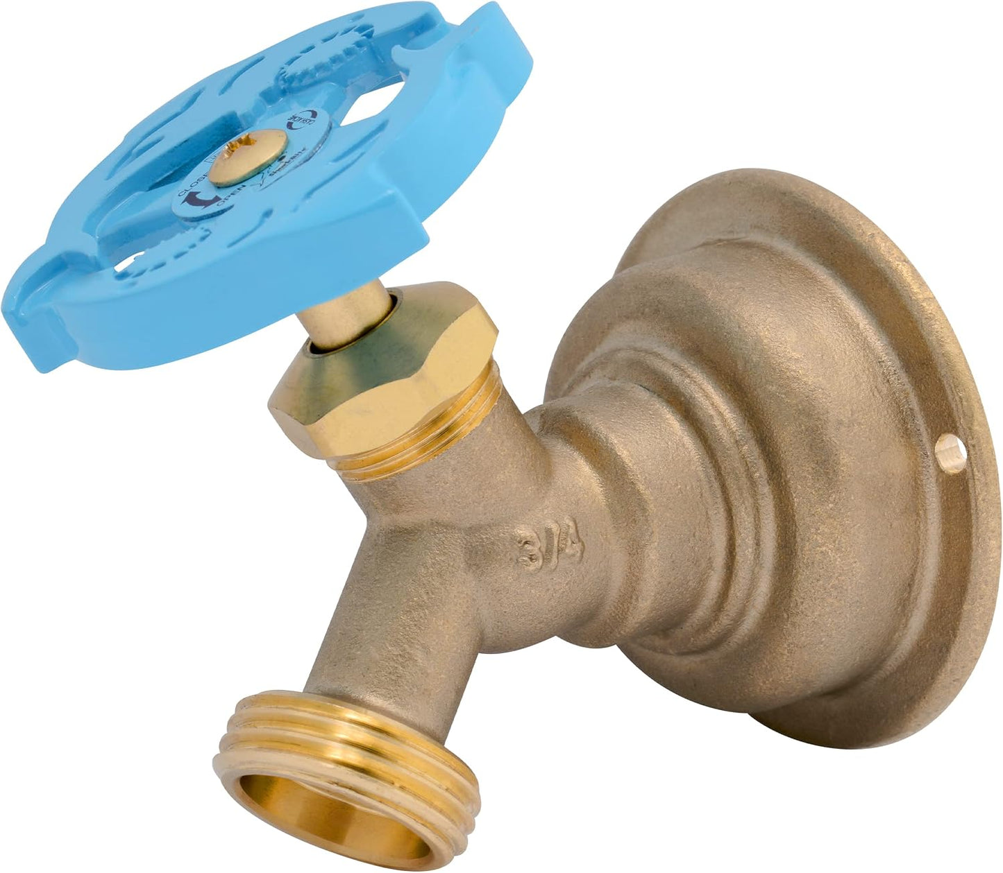 Grifo manguera 45 grados latón 3/4x3/4 pulg