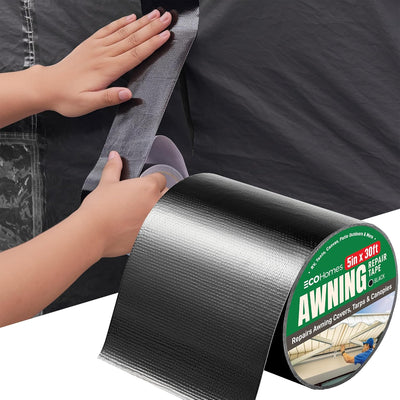Fundas toldos y cinta reparación lona impermeable autoadhesiva