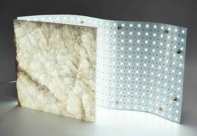 2 Hojas Luz LED Flexibles 24x12pulg 36W 6000K Blanco Frío