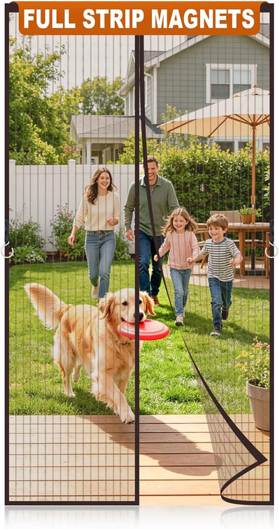 Malla magnética puerta fibra vidrio 31x78pulg
