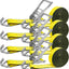 Correas trinquete 2pulg 20ft gancho J 10000lb