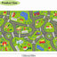 Tapete juego coches niños 3x5ft lavable dormitorio