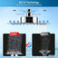 Cabezal ducha lluvia acero inox con filtro 10pulg