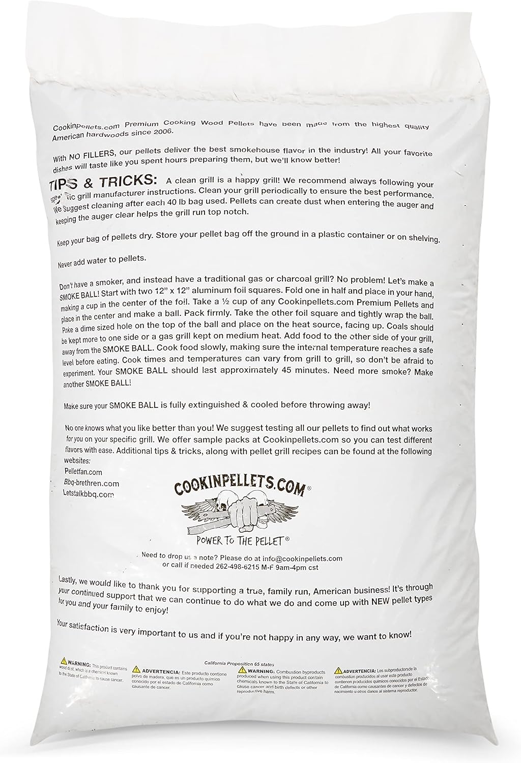 Gránulos madera ahumar parrilla nogal cereza arce manzana 40lb