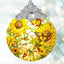 Atrapasoles vitral decoración girasol mariposa Navidad