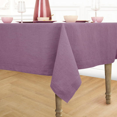 Mantel lino 60x90pulg para mesa rectangular Fete