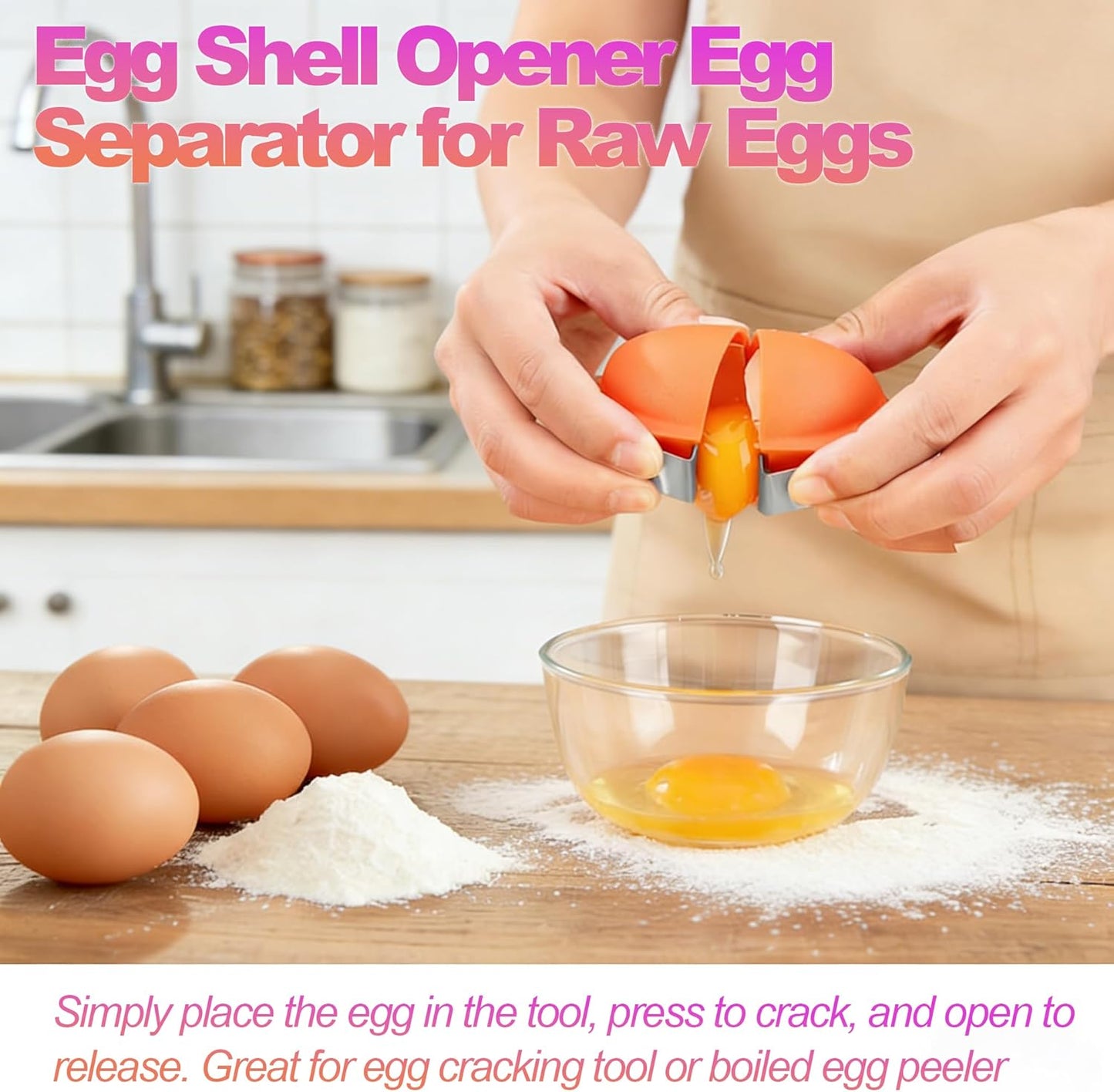 Pelador huevos duros acero inox sin