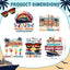 Decoraciones magnéticas puerta crucero 2026 imanes carnaval fiesta