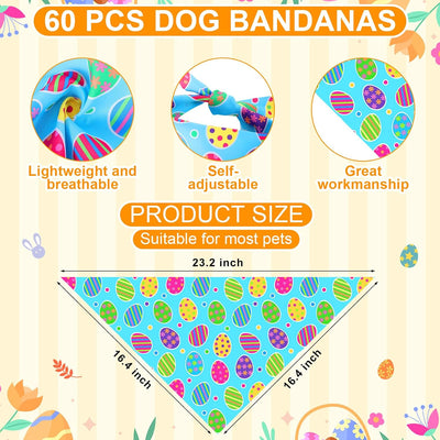 Set 108 bandanas perro primavera ajustables lavables