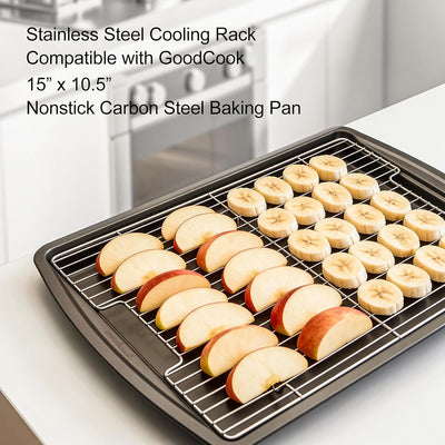 Estante de enfriamiento y horneado acero inoxidable GoodCook 15x10.5
