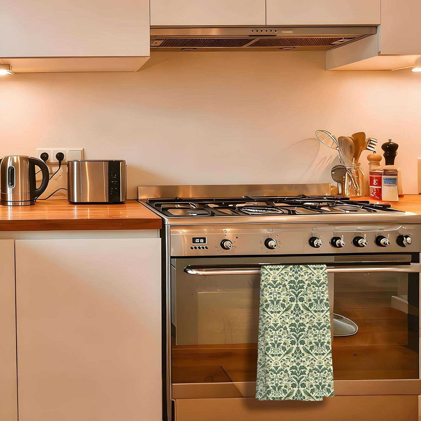 Toallas cocina vintage diseño floral 16x24pulg