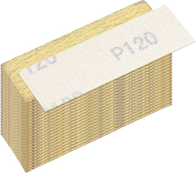 25 Pzas Papel Lija 120 Alúmina para Madera Metal Yeso