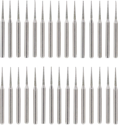 Broca diamante cónica 1/8pulg para Dremel kit 30uds