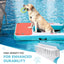 Rampa agua perros 47x40pulg flotante inflable antideslizante