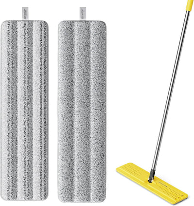 Almohadillas microfibra 17.7pulg gris rayas pack 2