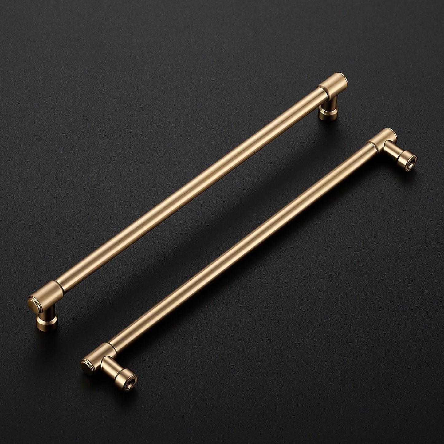 2 Manijas Cocina 10pulg Bronce Champán Accesorios Cajones