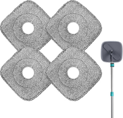 4 Pzas Almohadillas Microfibra Reutilizables Absorbentes