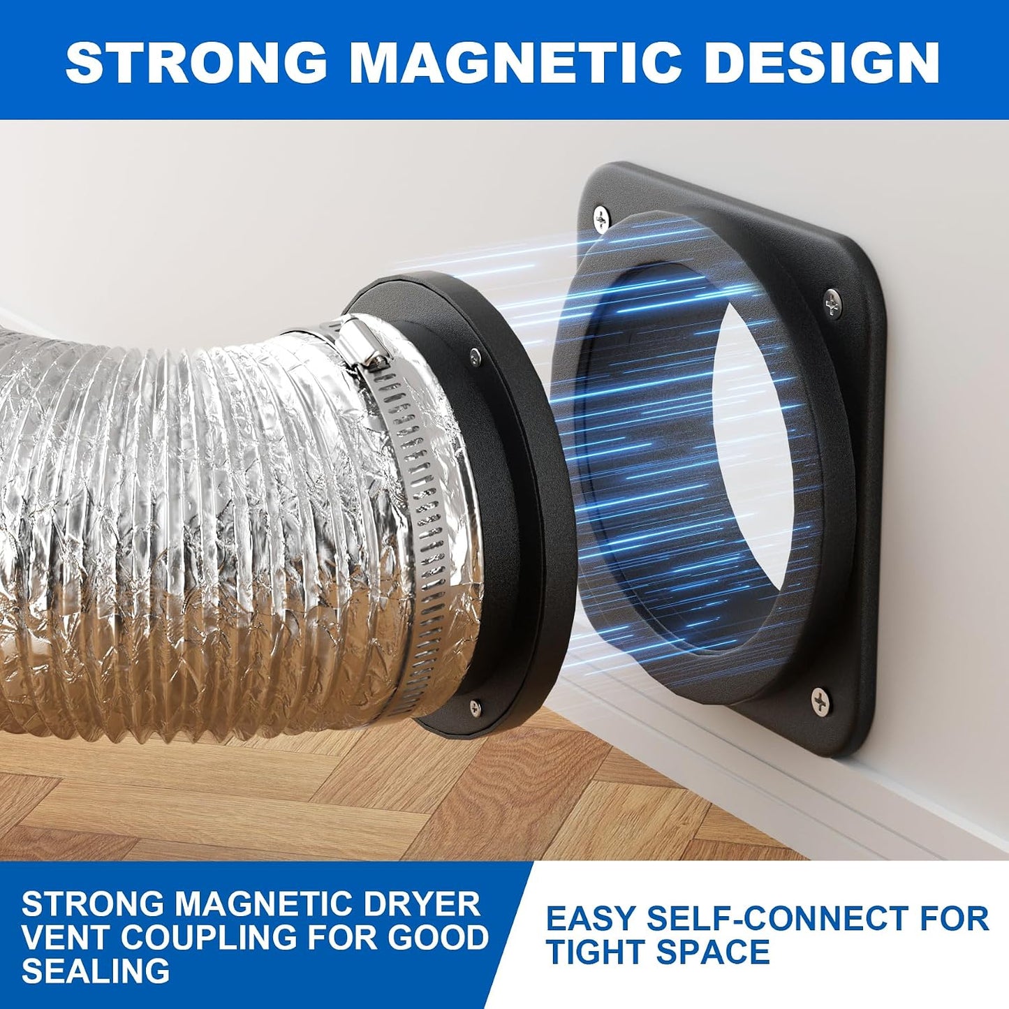 Acoplamiento magnético ventilación secadora sello hermético
