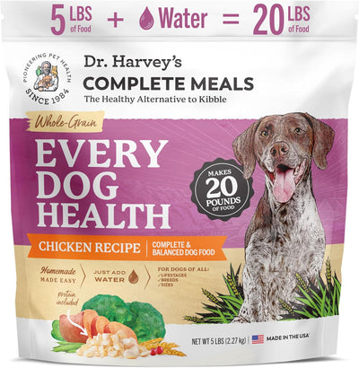 Comida para perros con pollo deshidratado y probióticos 5lb