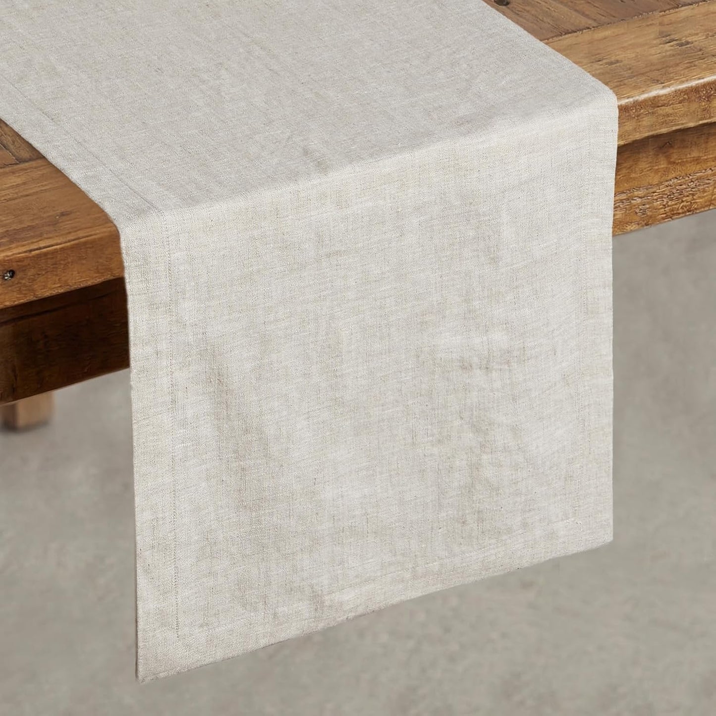 Camino mesa lino francés 72pulg 210 GSM pesado artesanal