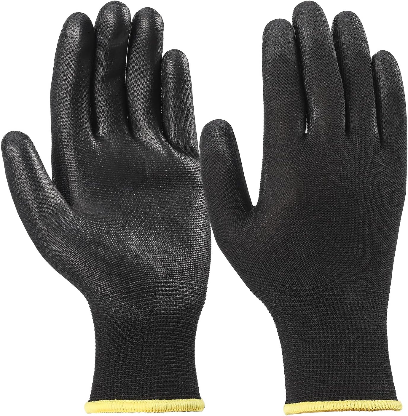 Guantes antiestáticos poliuretano sin costura transpirables