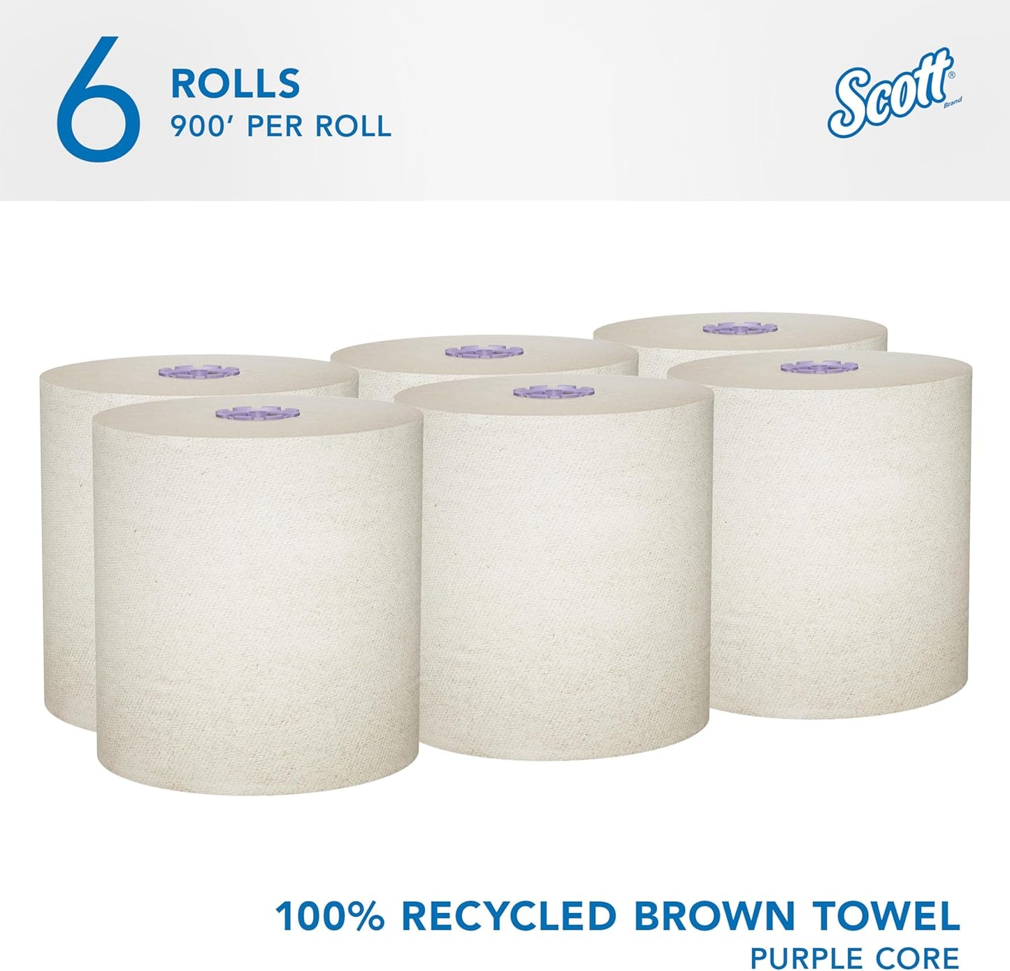 Toallas papel reciclado marrón a granel 58671