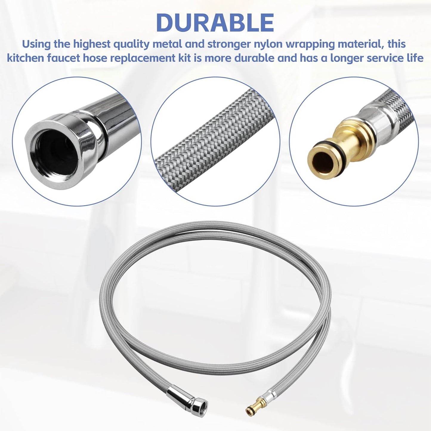 Kit manguera grifo extraíble comp Moen Reflex 68pulg