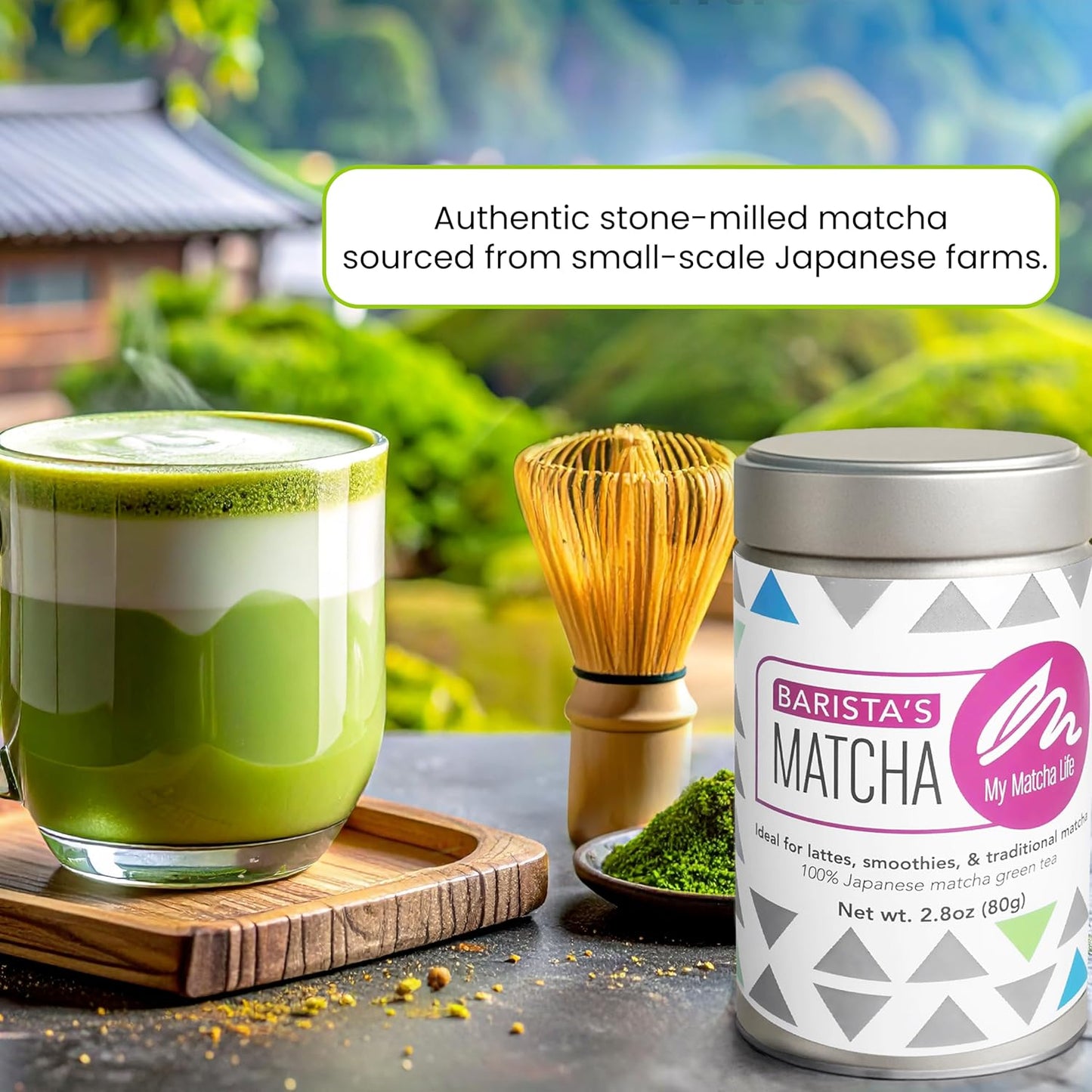 Polvo Matcha Orgánico Japonés 3.8oz