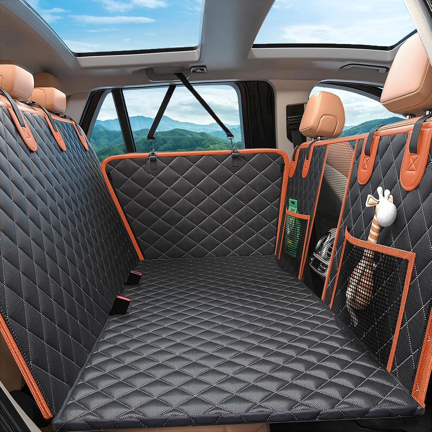 Extensor asiento perro 500lb funda dura 8 capas