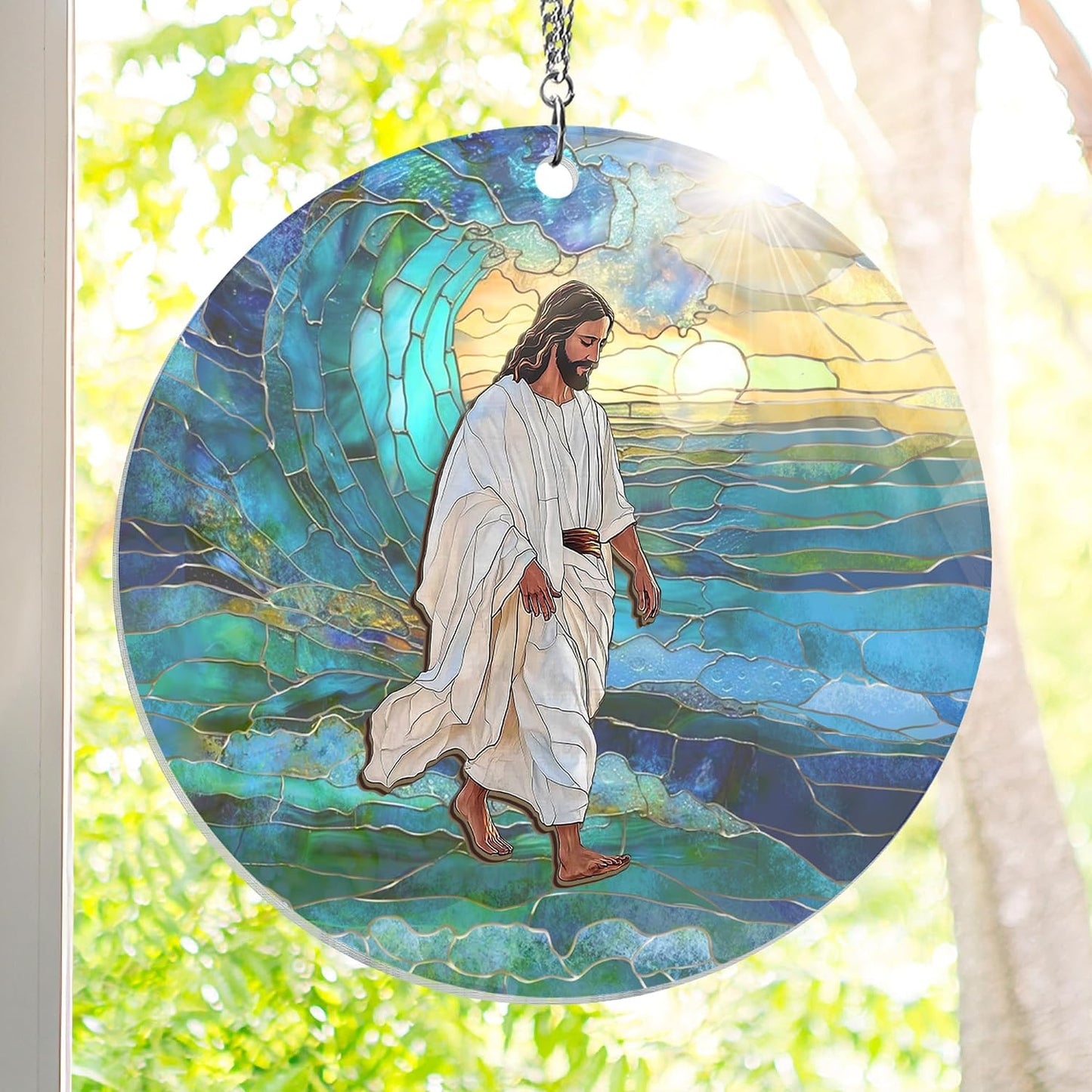 Regalos cristianos para ventanas 6pulg decoración hogar
