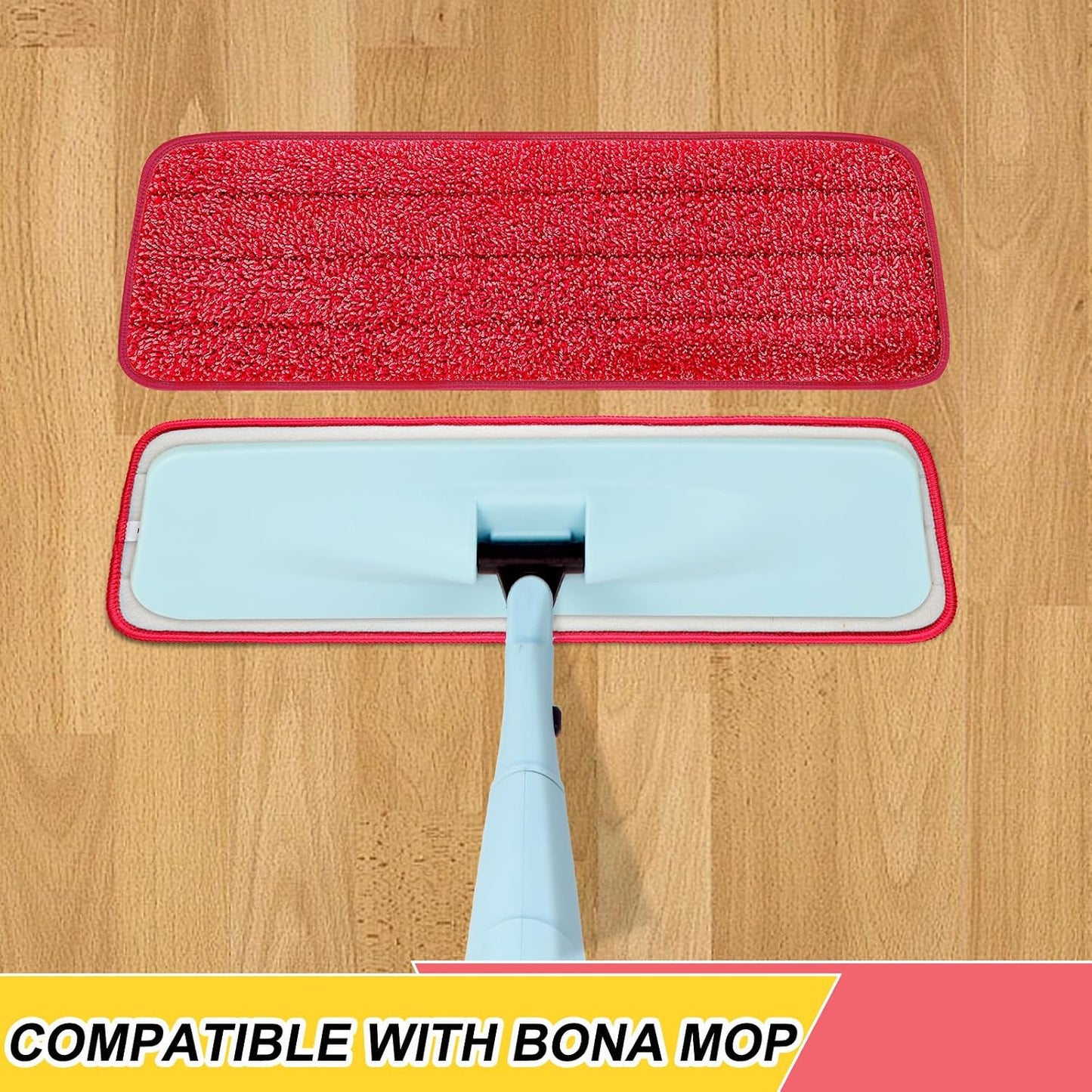 Almohadillas trapeador microfibra 16.5pulg con rociador