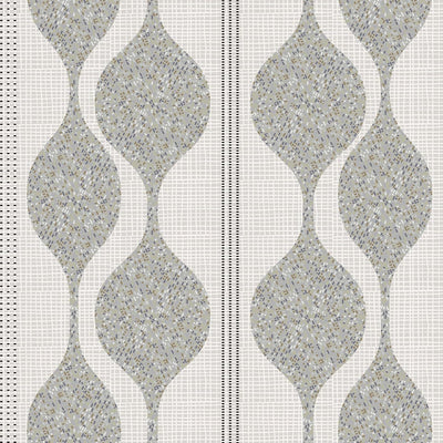 Papel tapiz geométrico abstracto gris azul autoadhesivo
