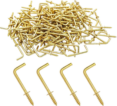 150 Pzas Gancho L 3/4 Pulg Autoatascante para Colgar