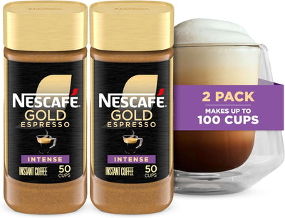 Café instantáneo NESCAFÉ Gold Espresso Intenso paquete 2