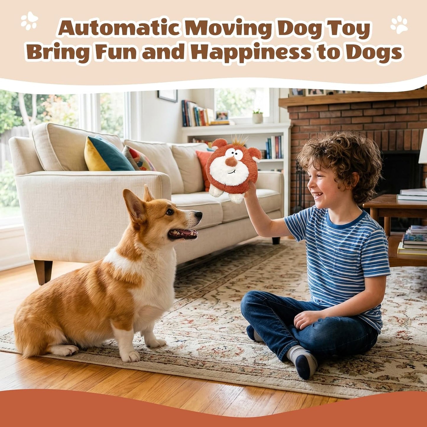 Juguetes perros interactivos felpa chirriantes USB