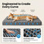 Cama ortopédica perros 40x24pulg espuma viscoelástica