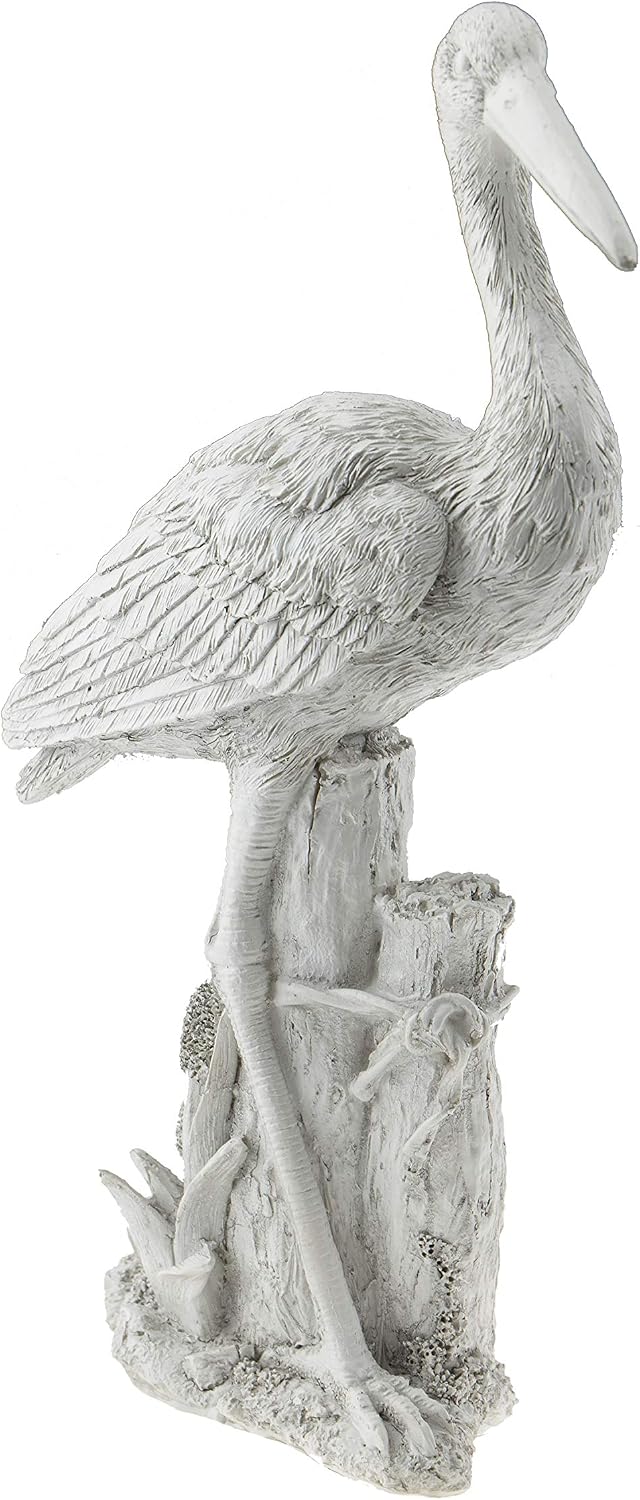 Estatua pájaro resina decorativa para jardín y hogar