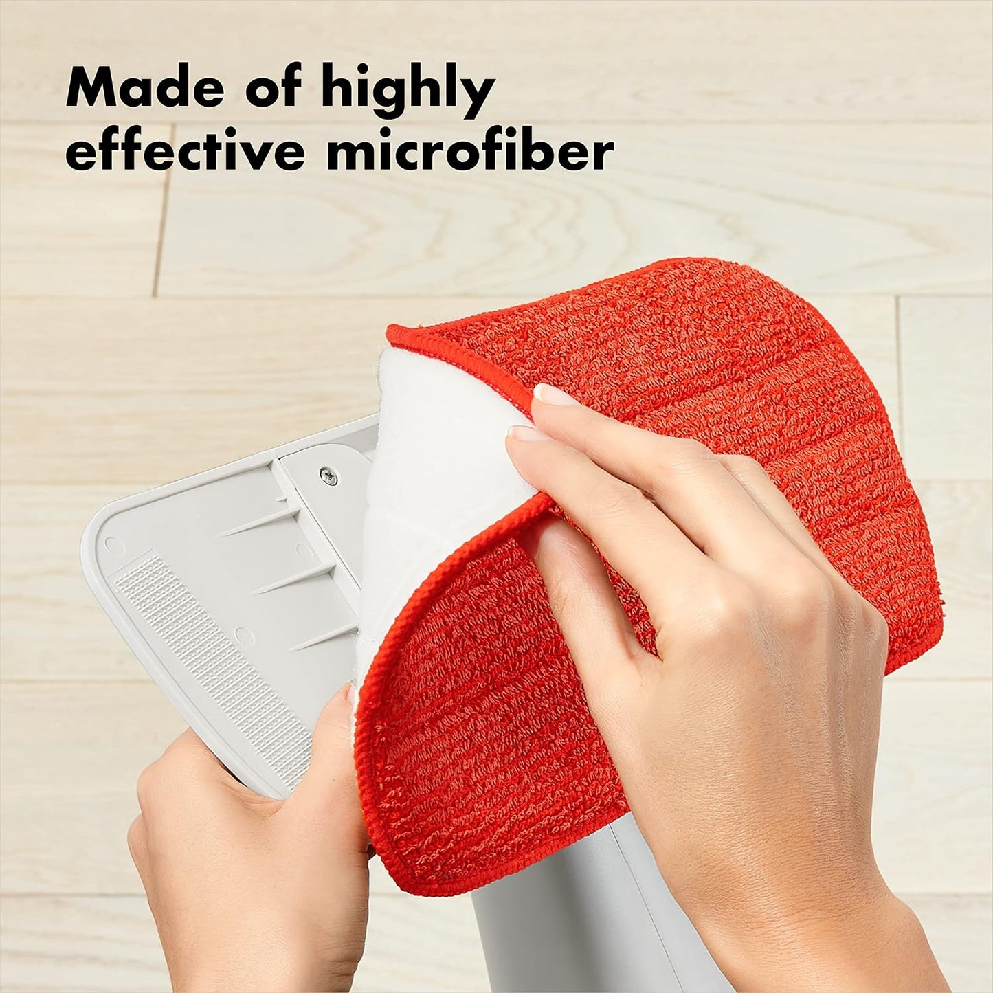 Mopa microfibra con estropajo desmontable