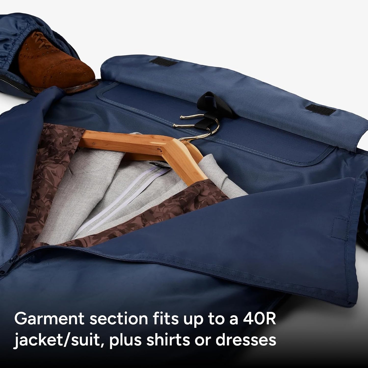 Bolsas lona convertibles para ropa 40l azul