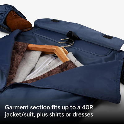 Bolsas lona convertibles para ropa 40l azul