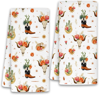 Toalla de cocina microfibra para amantes de los vaqueros 16 x 24 pulgadas