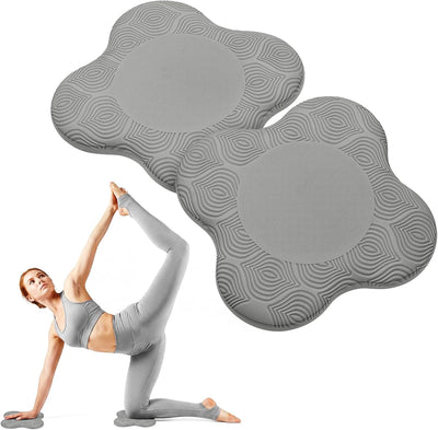 Set 2 Rodilleras Yoga Antideslizantes Extra Suaves