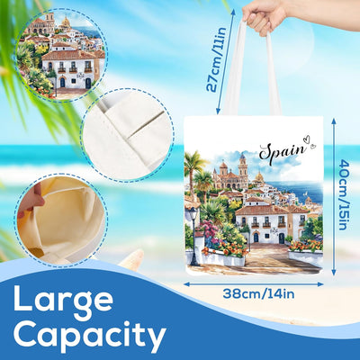 Bolsas de mano reutilizables para regalos de viaje España Grecia Italia