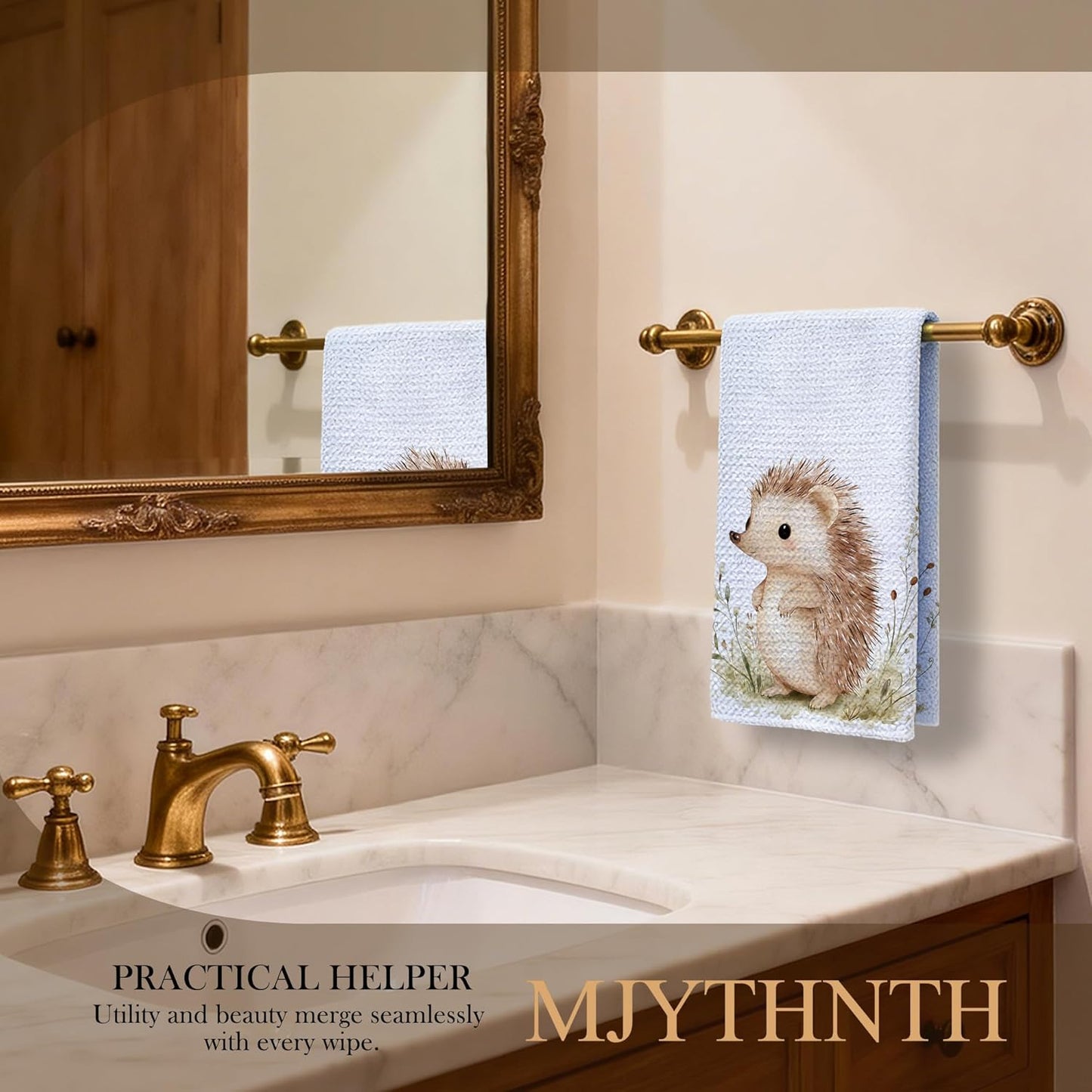 Paños de cocina decorativos de erizo para baño y cocina