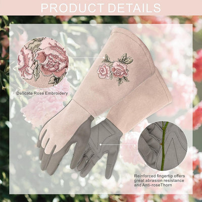 Guantes jardinería mujer resistentes espinas 1 par