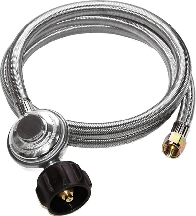 Regulador propano QCC1 5ft manguera acero inox 3/8 pulg