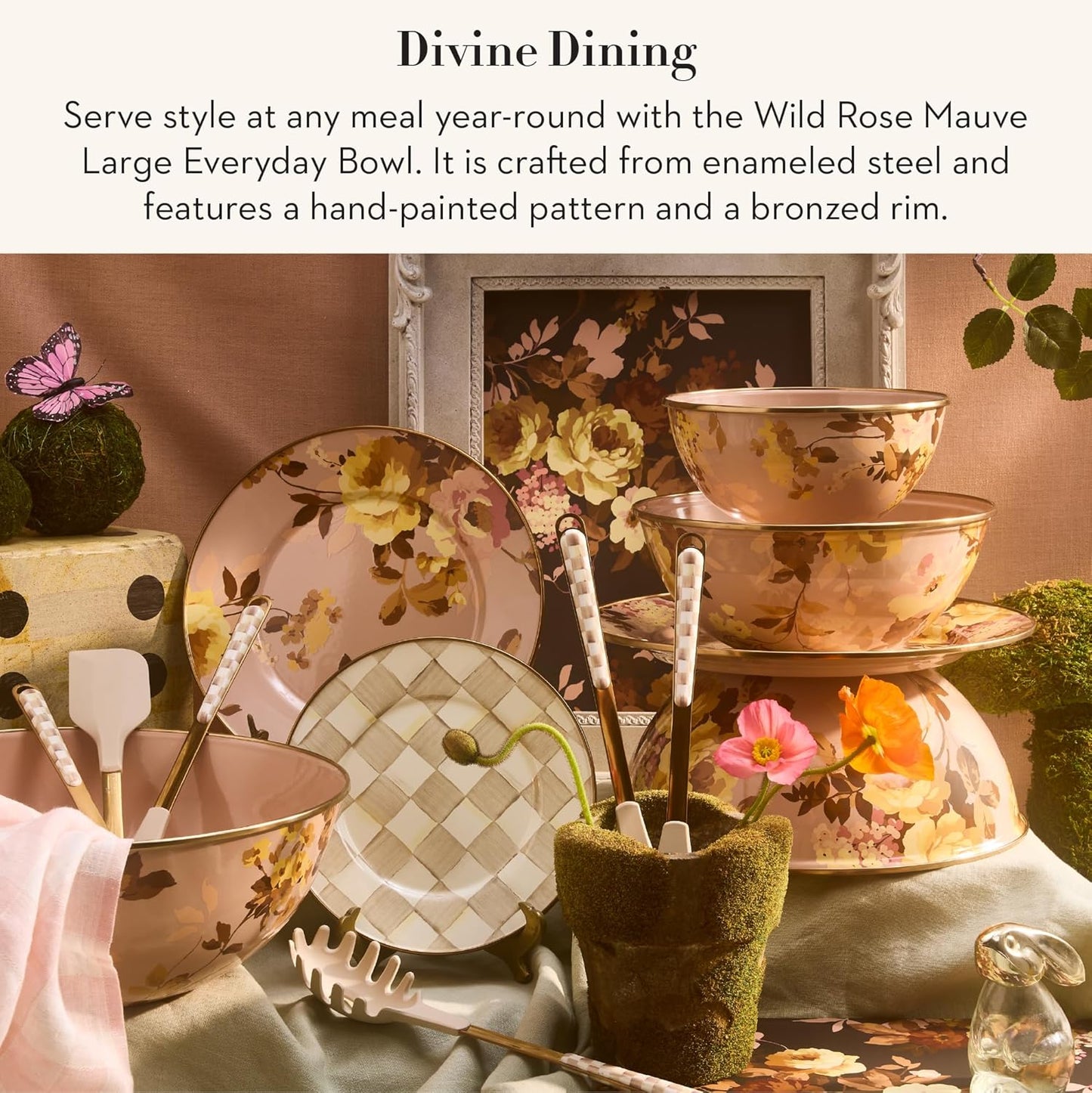 Bowl Servir Grande Wild Rose Mauve